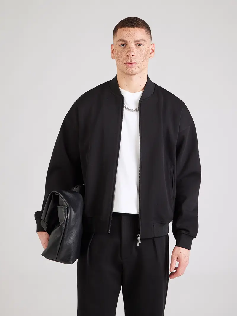 Giacca di felpa nero miniatura 2