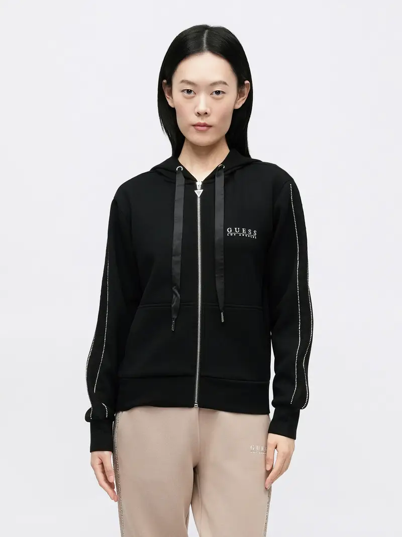 Giacca di felpa nero miniatura 2