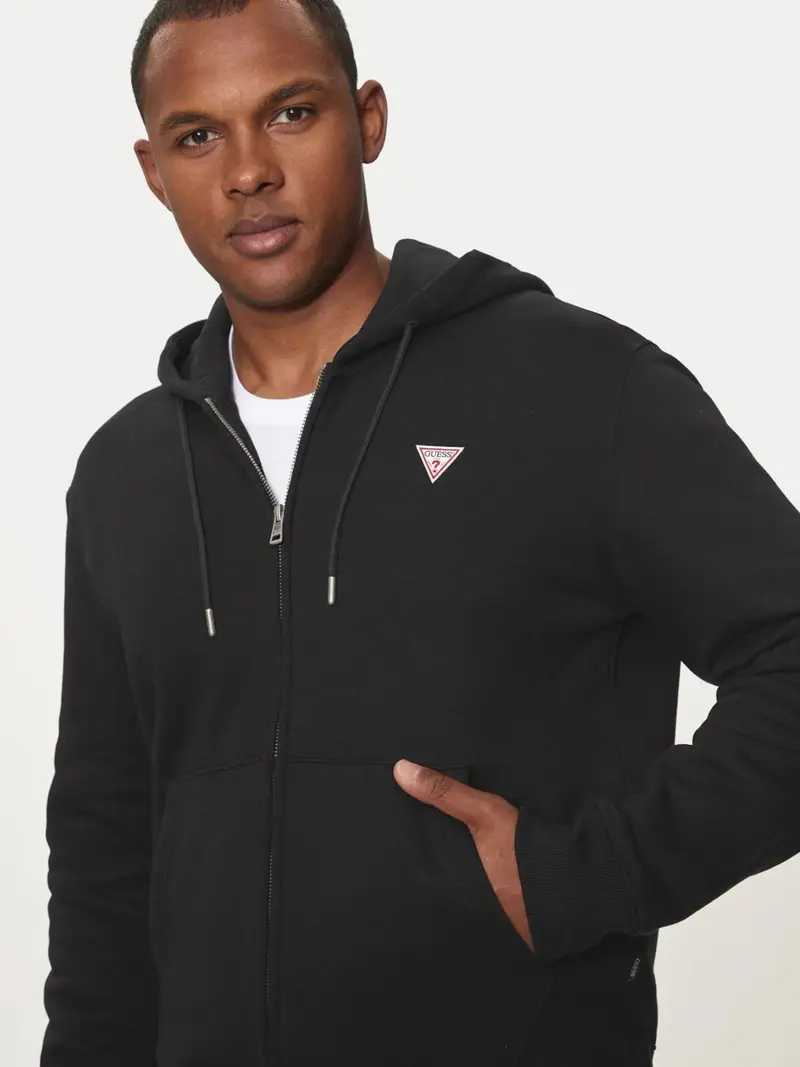 Giacca di felpa nero miniatura 2