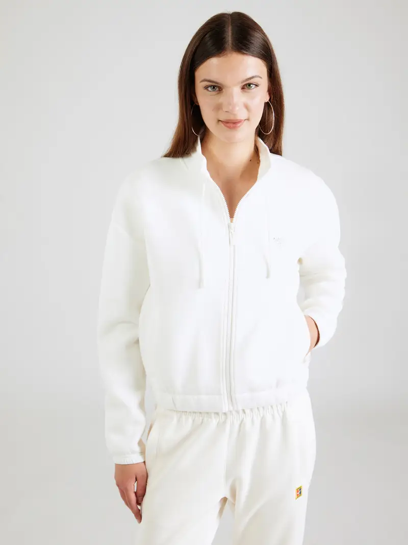 Giacca di felpa sportiva 'CECILIA' argento / bianco naturale miniatura 3