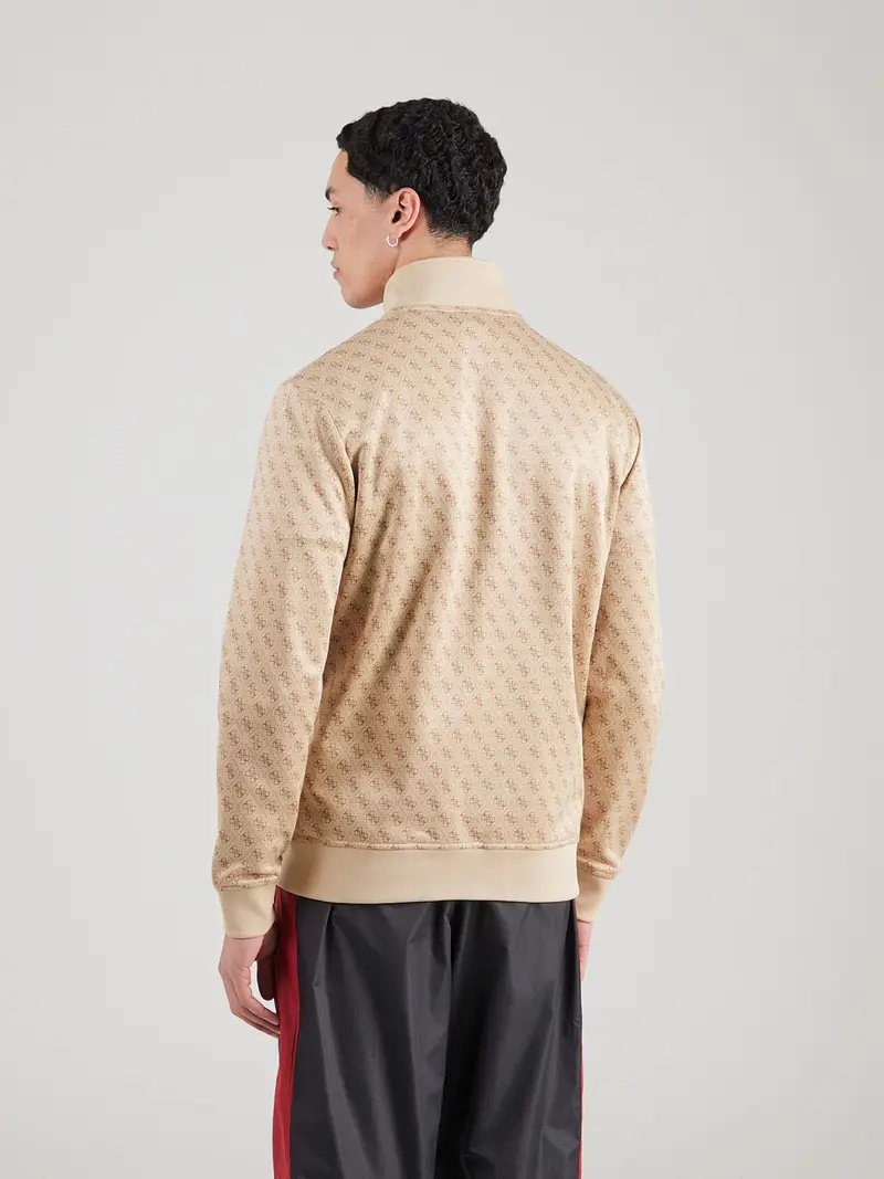 Giacca di felpa sportiva Korbin cappuccino / rosso / nero / bianco miniatura 3