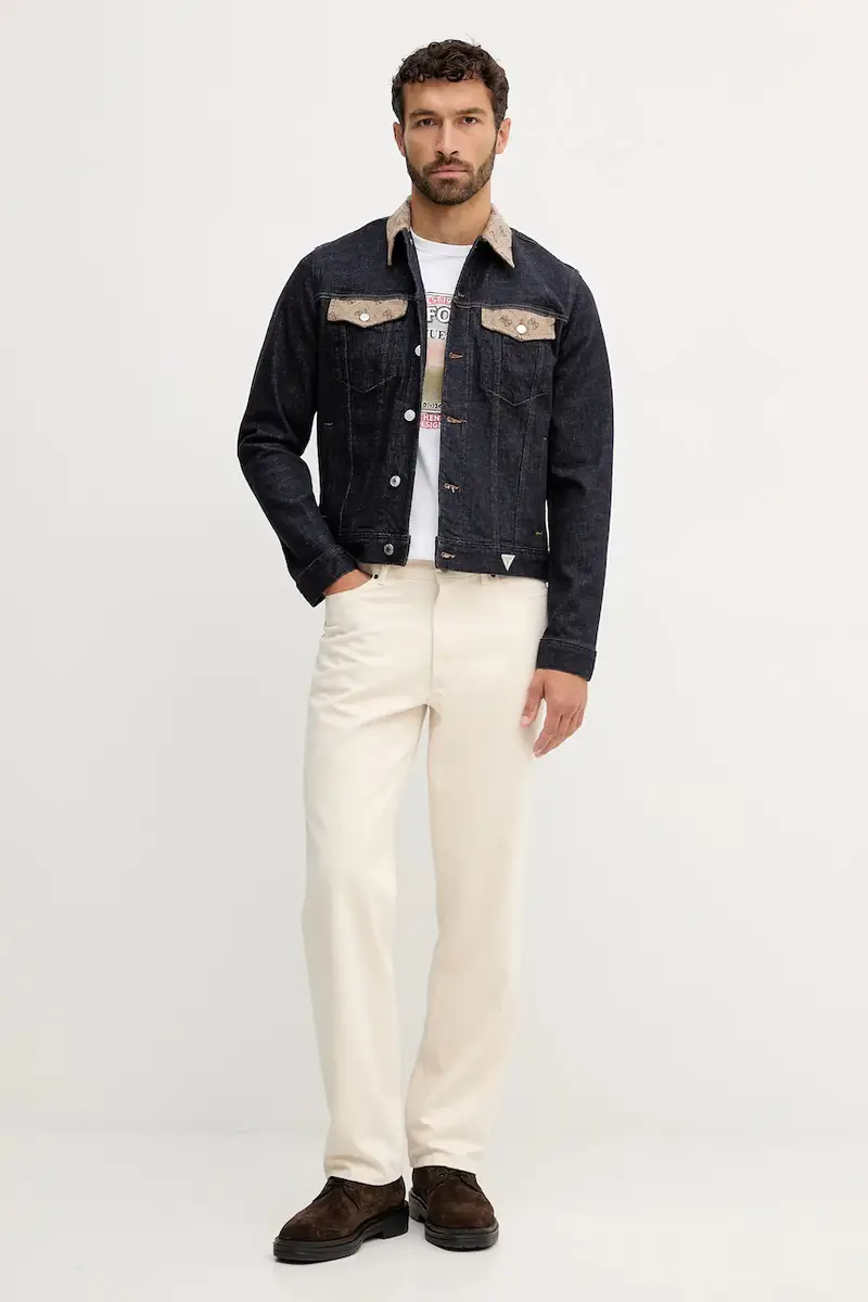 giacca di jeans DILLON colore blu navy M5YXN1 D5QC2 miniatura 2