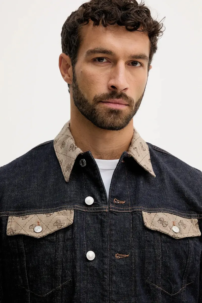 giacca di jeans DILLON colore blu navy M5YXN1 D5QC2 miniatura 4