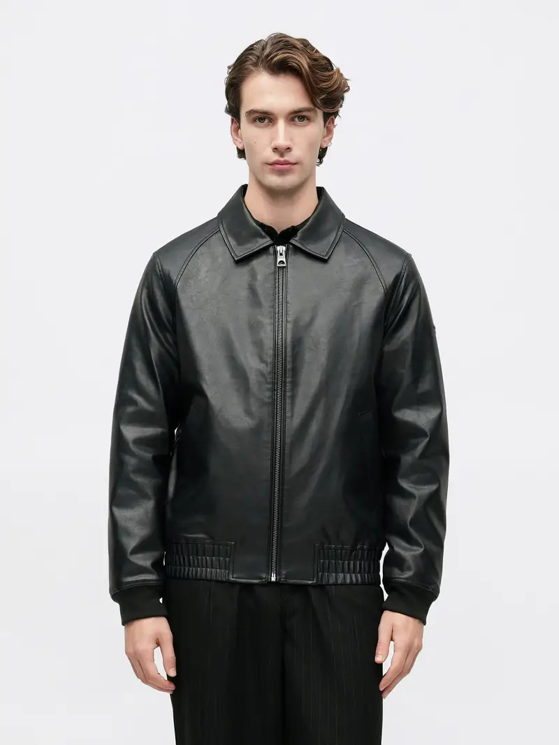 Giacca di mezza stagione AVIATOR nero miniatura 2