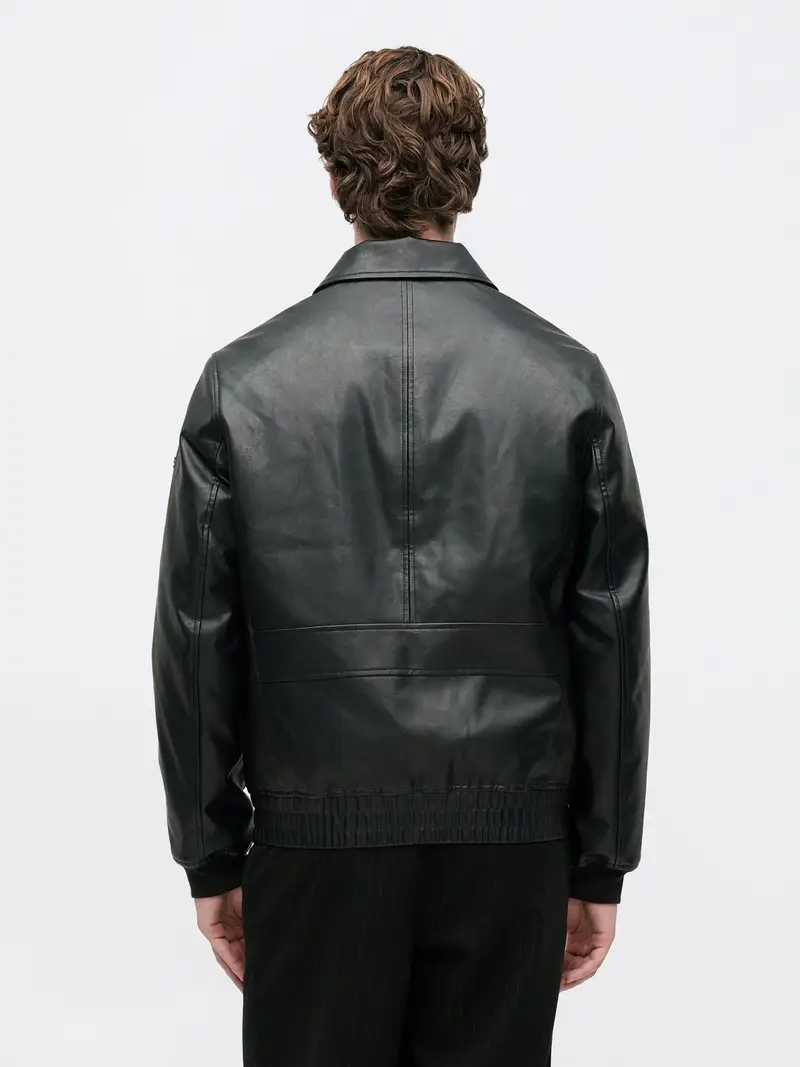 Giacca di mezza stagione AVIATOR nero miniatura 3