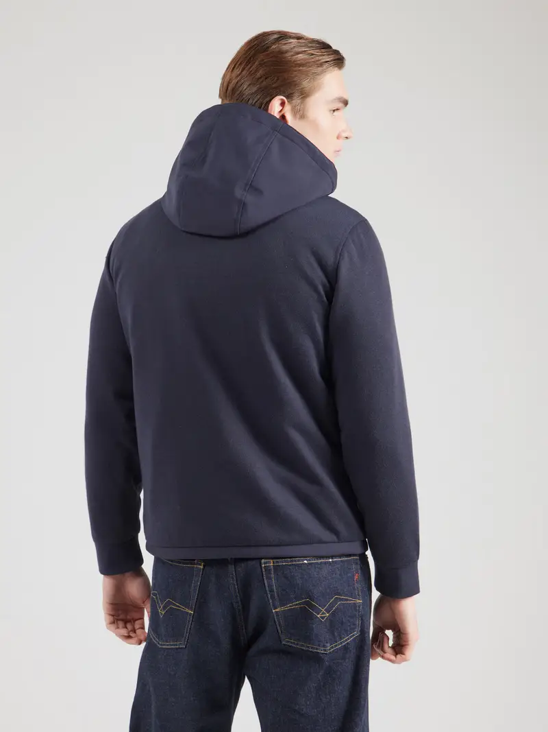 Giacca di mezza stagione blu scuro miniatura 3