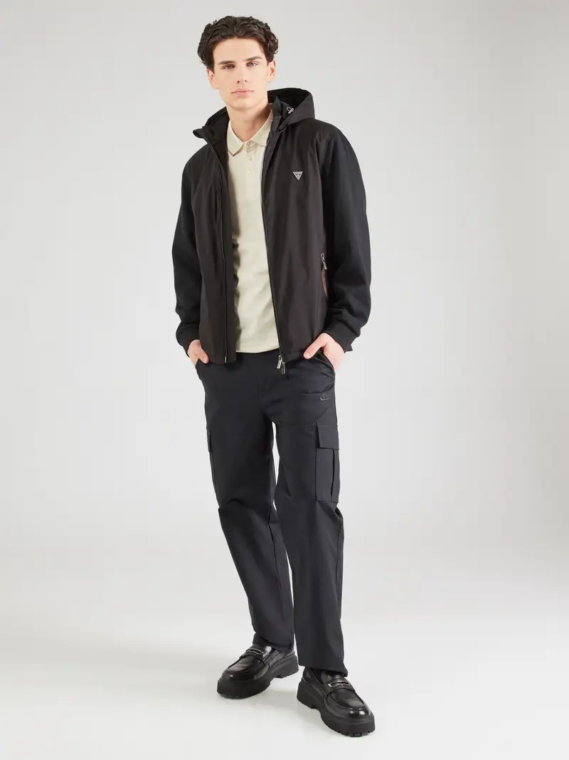 GUESS Giacca di mezza stagione nero miniatura 3