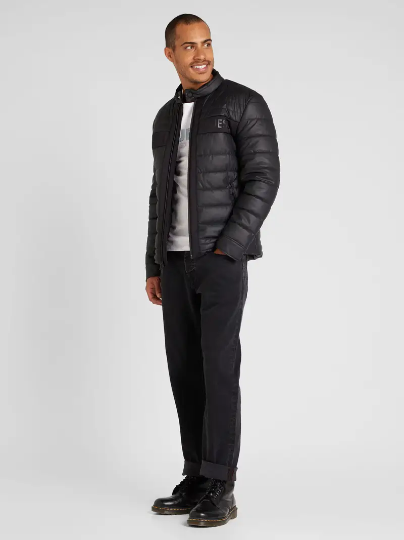 Giacca di mezza stagione nero / nero sfumato miniatura 2