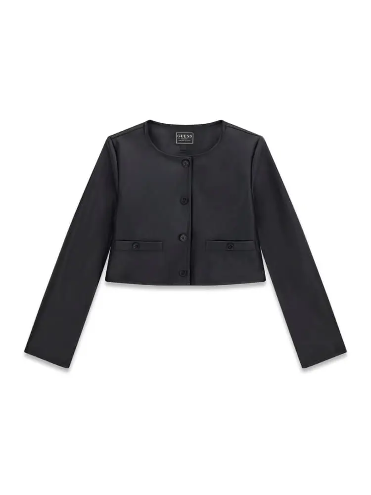 giacca kids/junior in cotone nero