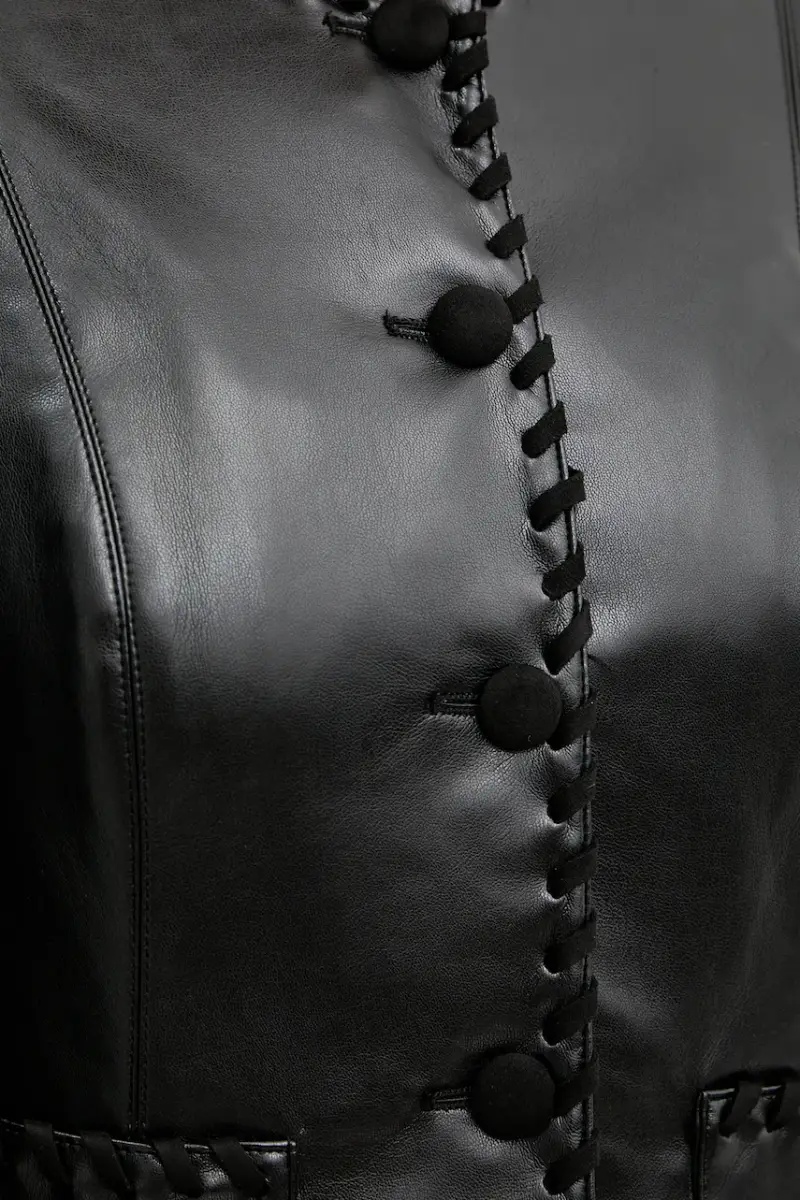 giacca LEONTINE colore nero W5YL09 WF8P0 miniatura 5