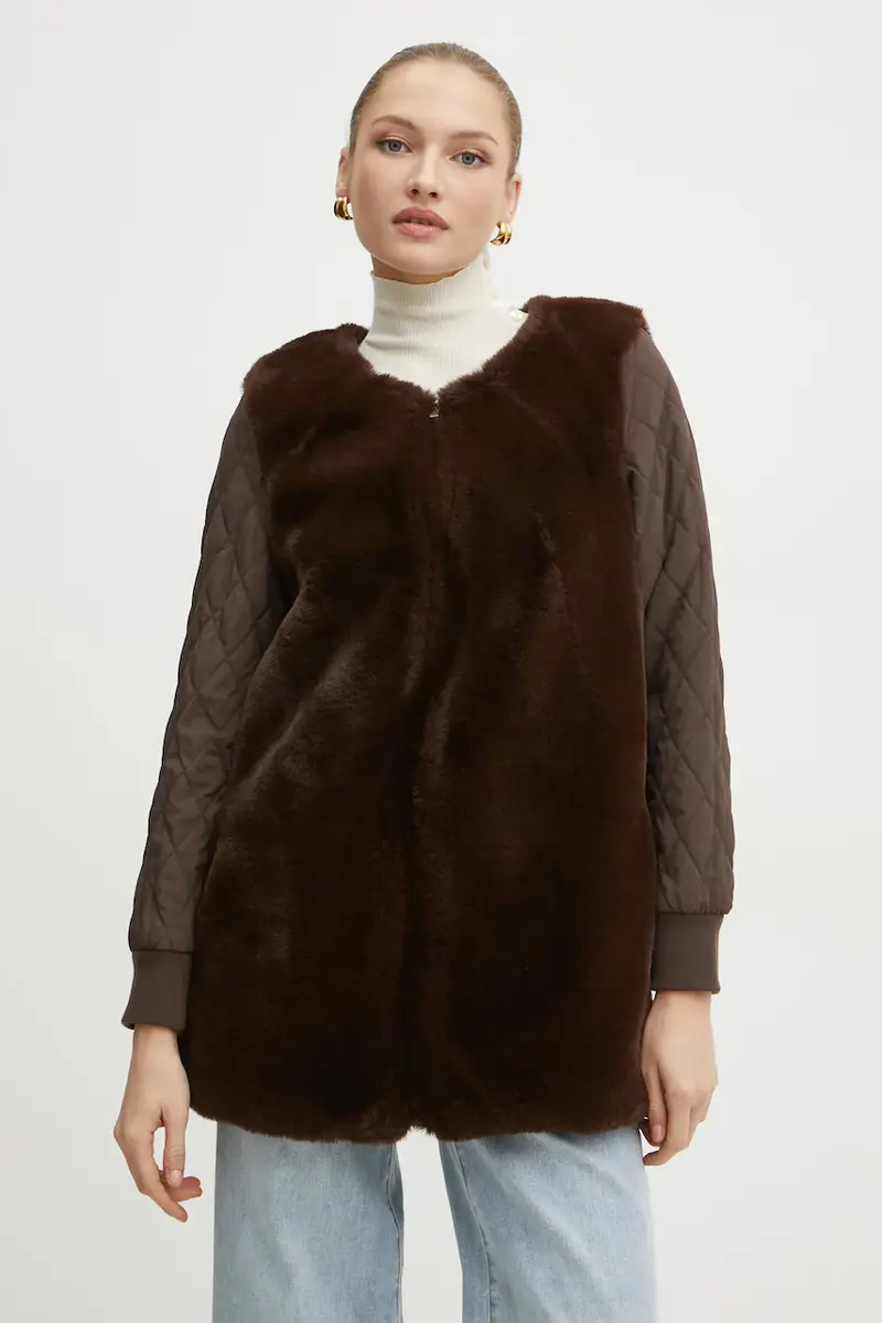 giacca LUCIE donna colore marrone W4BL45 WGK30 miniatura 2