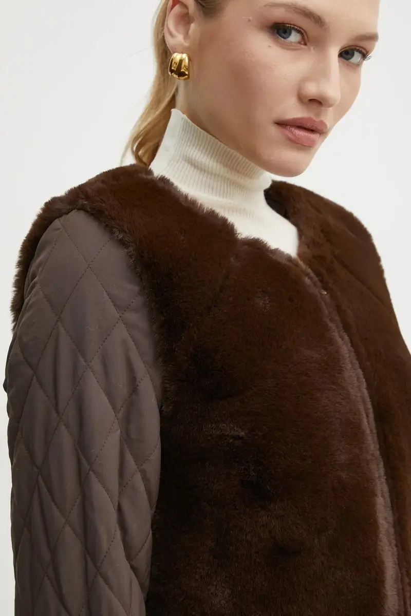 giacca LUCIE donna colore marrone W4BL45 WGK30 miniatura 5