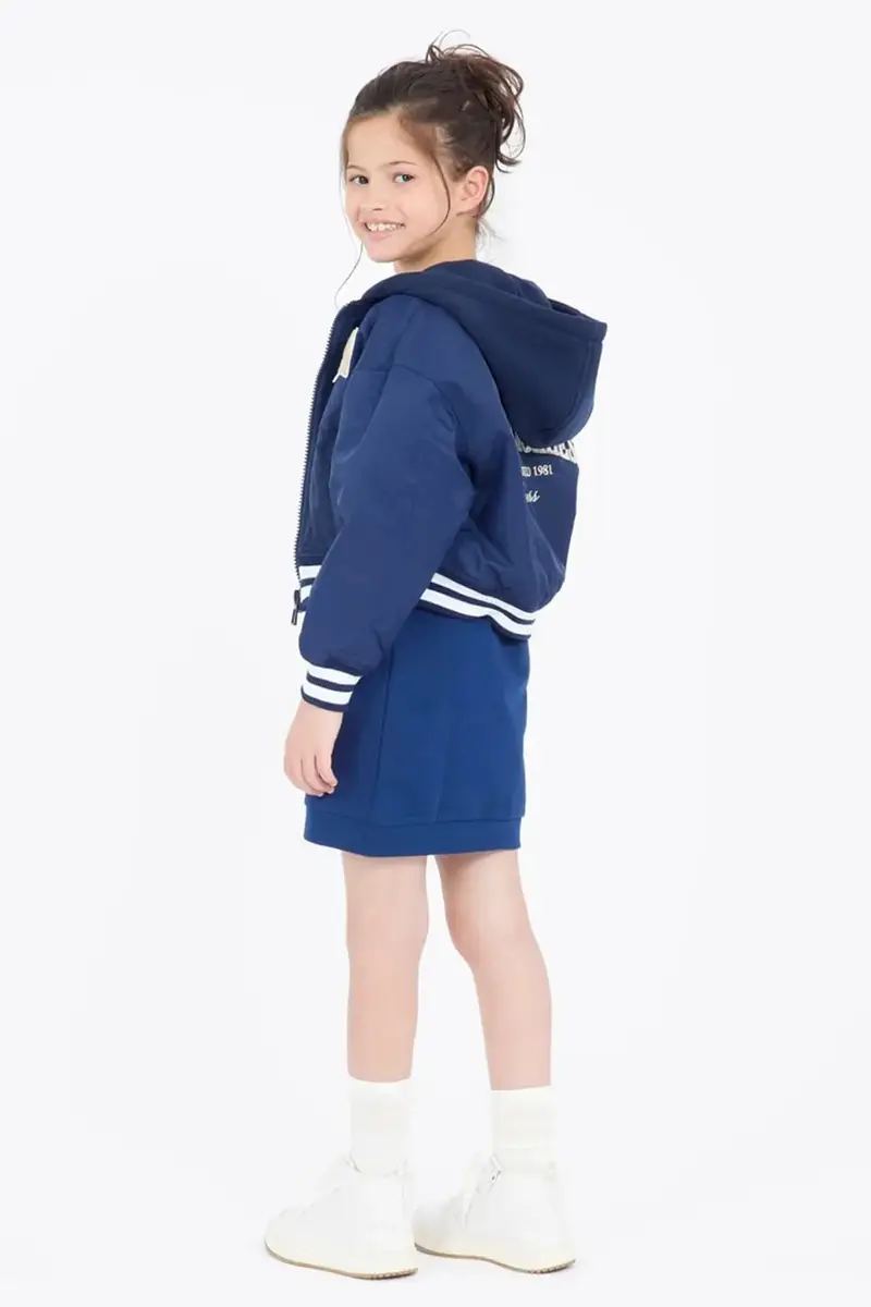 giacca per bambini colore blu navy J5RL09 WGB90 miniatura 5