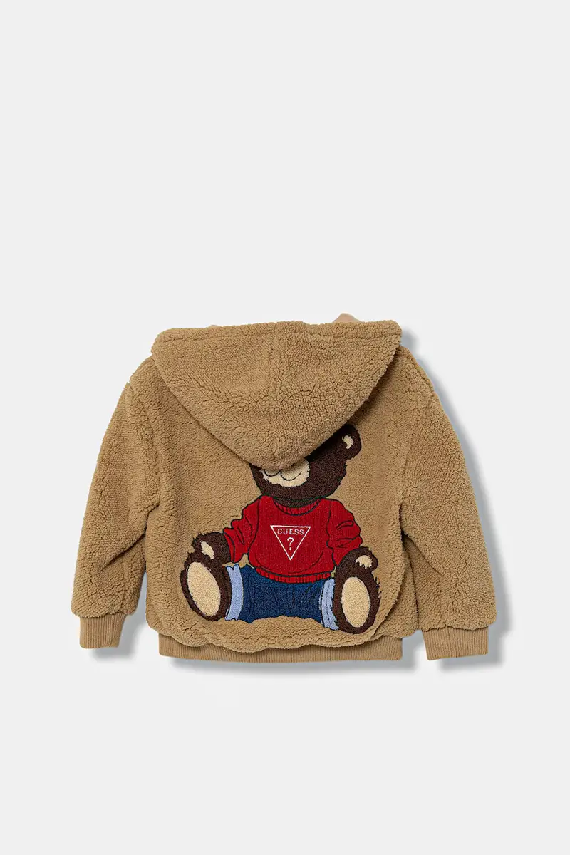 giacca per bambini colore giallo H5YJ02 W0330 Marrone miniatura 2