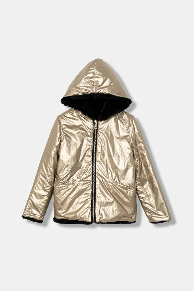 giacca reversibile per bambini colore nero J5BL25 WHGO0