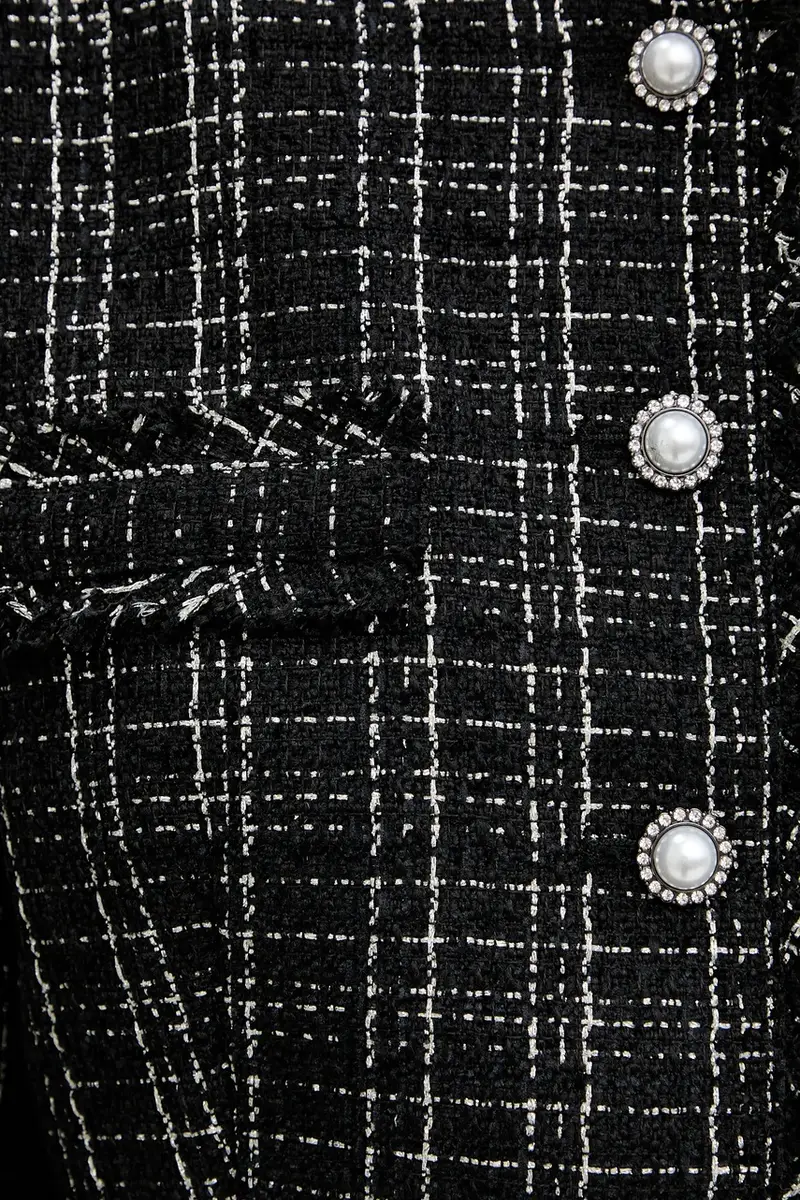 Guess Giacca Sandra Nero in tessuto miniatura 5