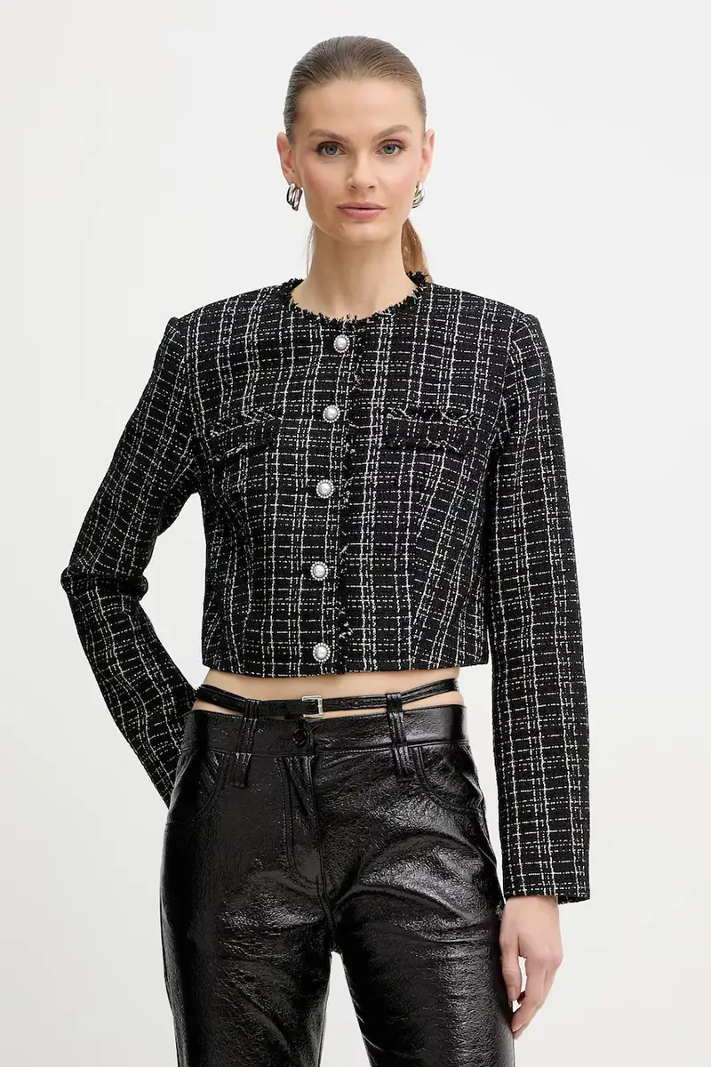 Guess Giacca Sandra Nero in tessuto