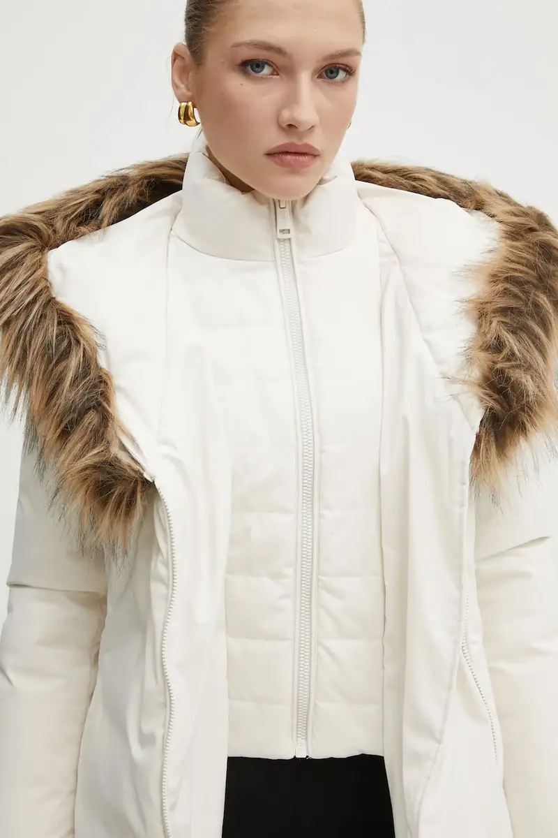 giacca SYLVIE donna colore beige W4BL59 WG7X2 miniatura 4