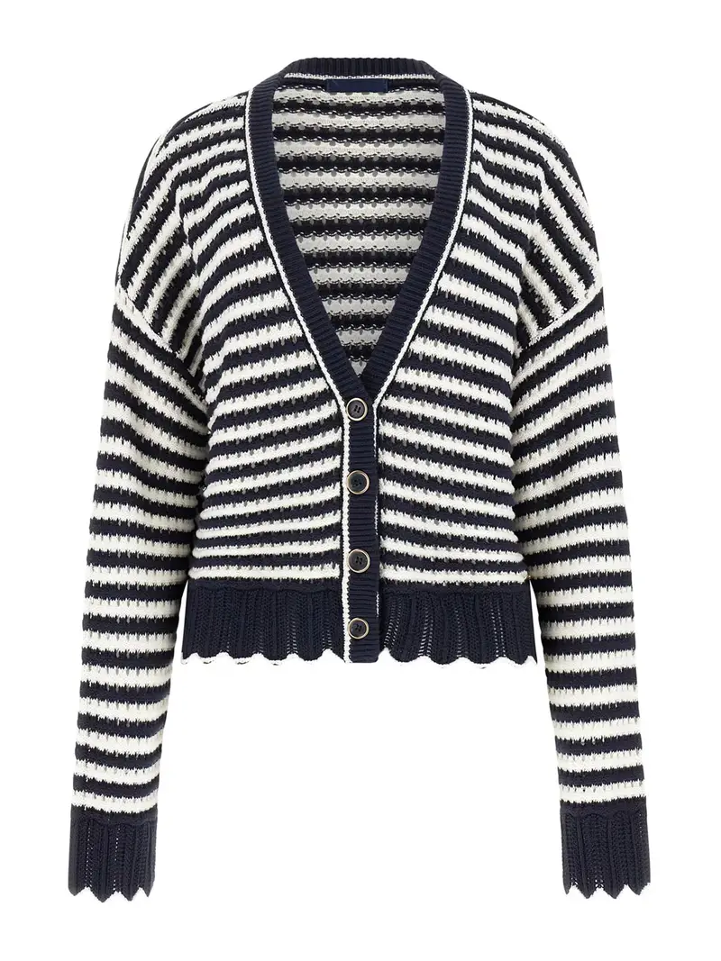 Giacchetta AMBER navy / color fango / bianco