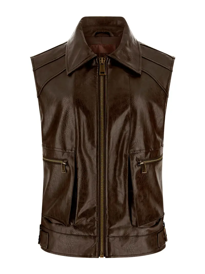 Guess Gilet Marrone 4271391