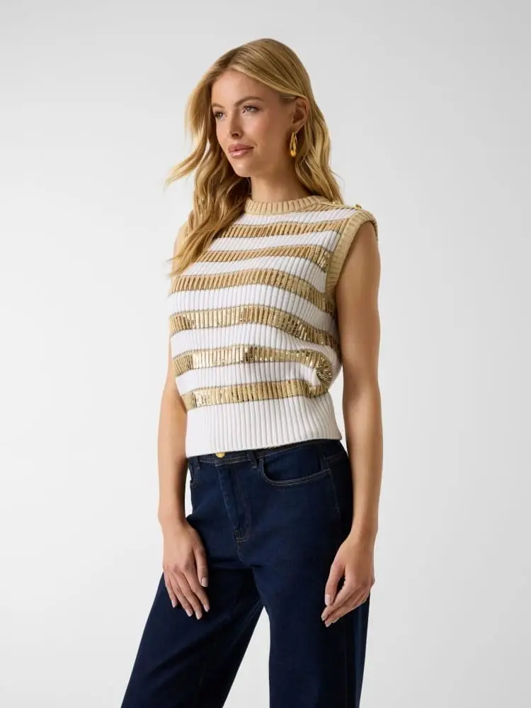 Guess Gilet Bianco 4369631