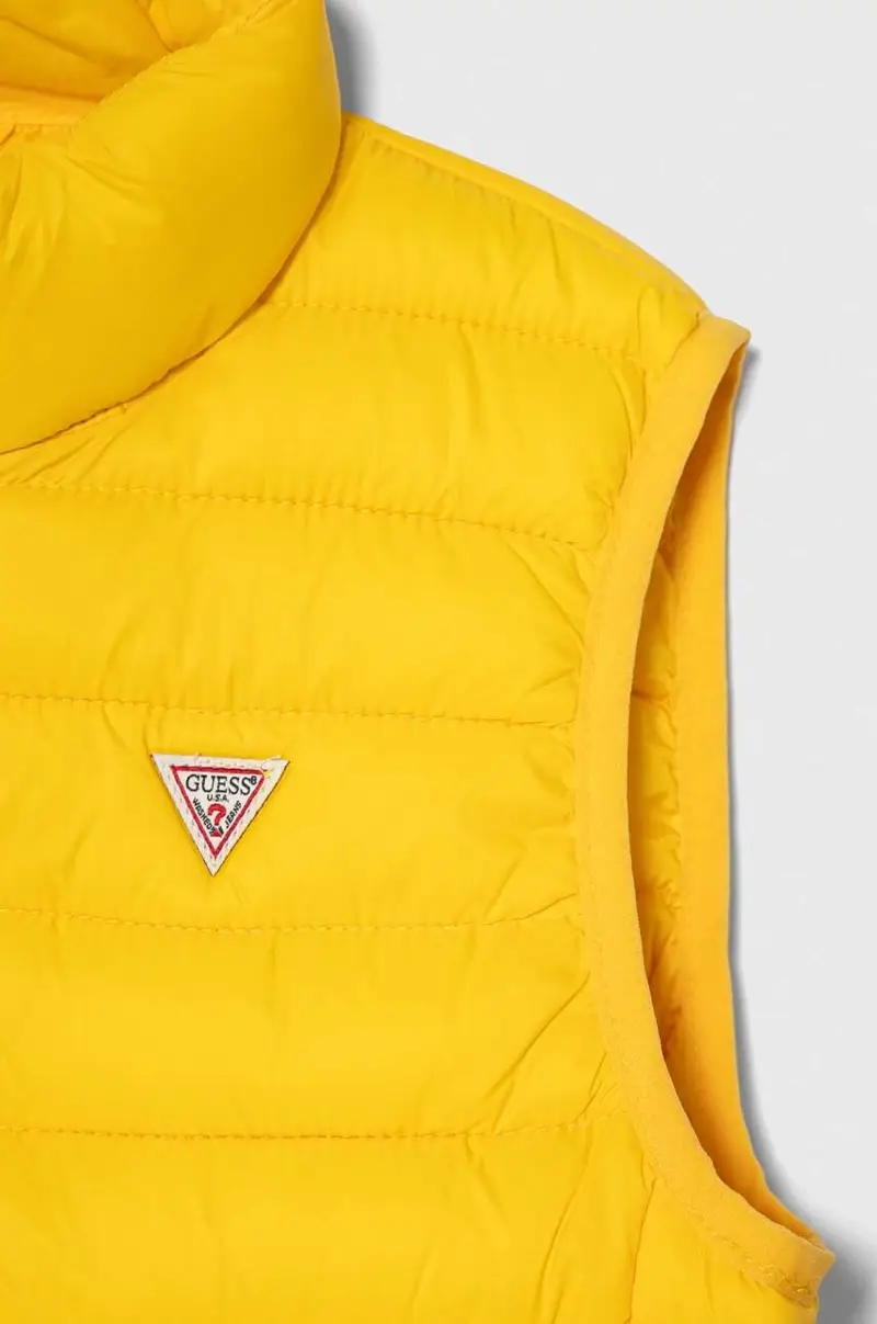 Guess Gilet Bambino Giallo 2520149 miniatura 3