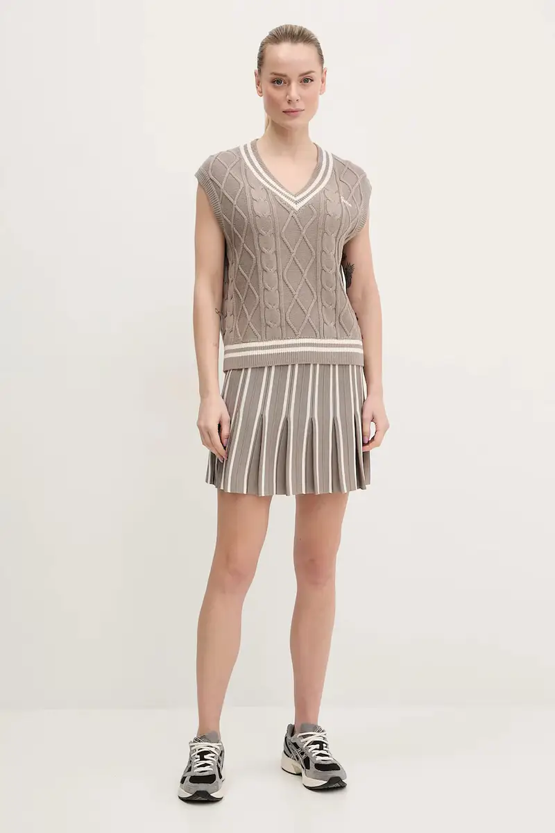 Guess Gilet Donna Grigio 3424502 miniatura 2