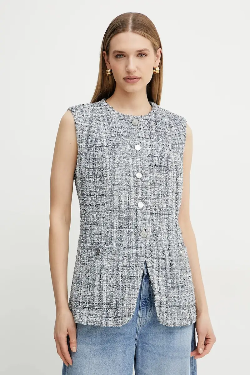 gilet SADIE colore grigio W5GN85 WH7I0