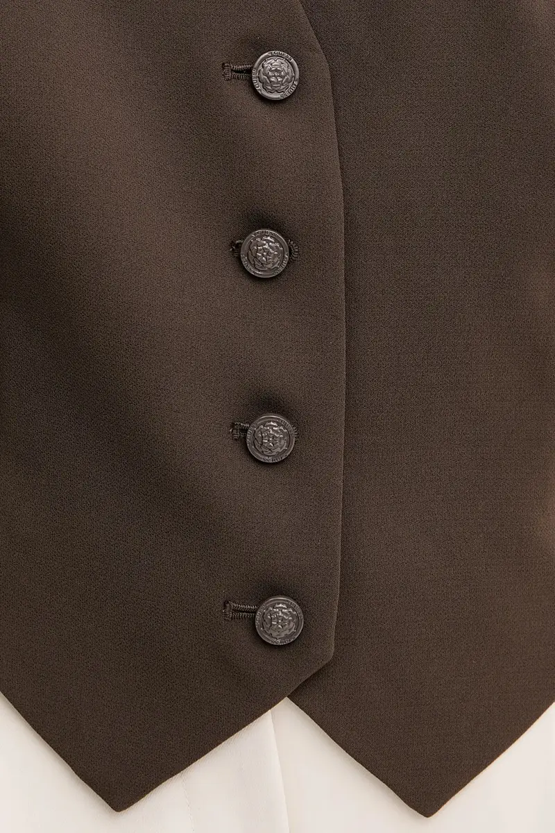 gilet THEOLINE colore marrone W5YH55 WGHC2 miniatura 5