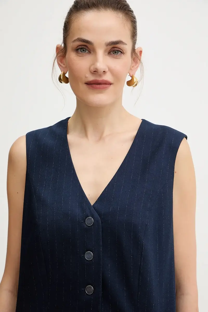 gilet ZANITA colore blu navy W5BH52 W2422 miniatura 4