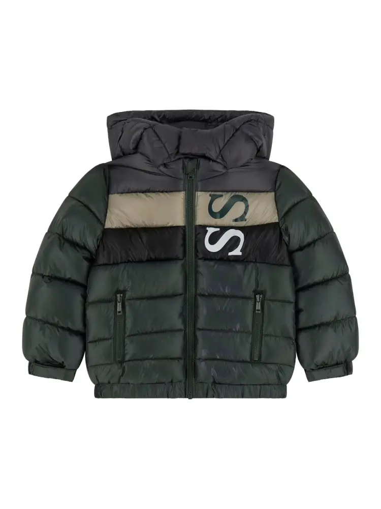 giubbotto infant/kids multicolore con cappuccio