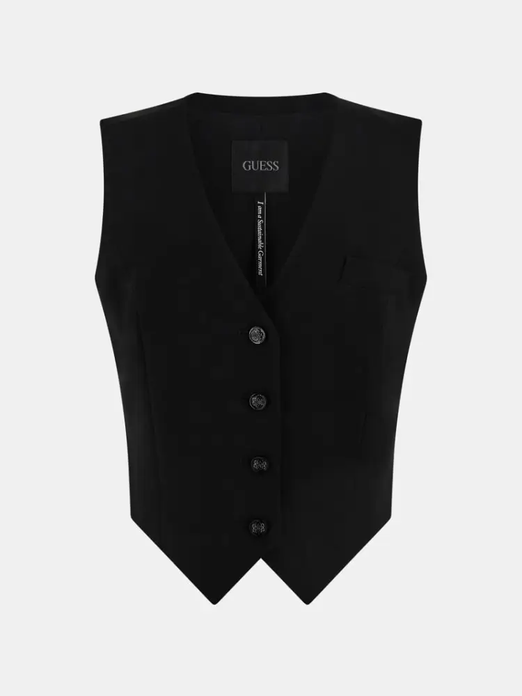 gliet nero donna bottoni con logo tono su tono