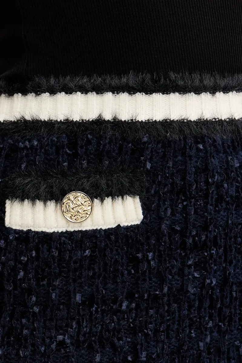 gonna AOMORI colore blu navy W5BD1X Z4090 miniatura 4