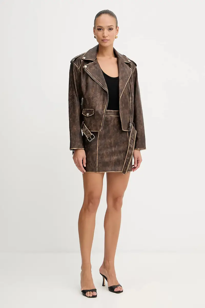 gonna CHARLENE colore marrone W5YD46 WHDI0 miniatura 2