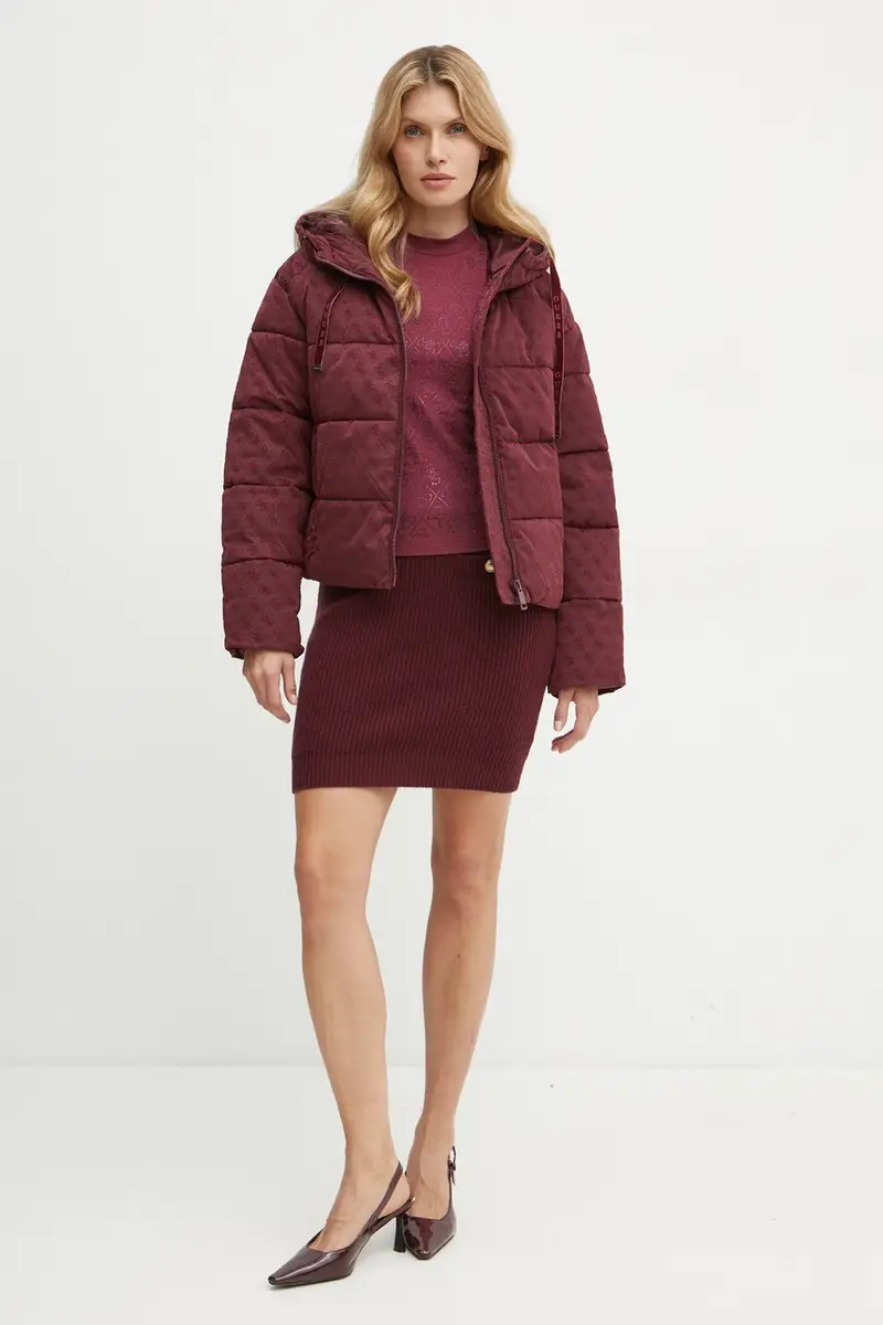 gonna con aggiunta di lana ZYLEE colore granata W4BD64 Z2WX0 miniatura 2