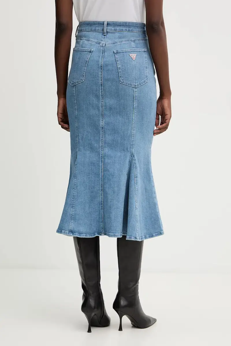 gonna di jeans LIA colore blu navy W5YD0E D4LU0 miniatura 3