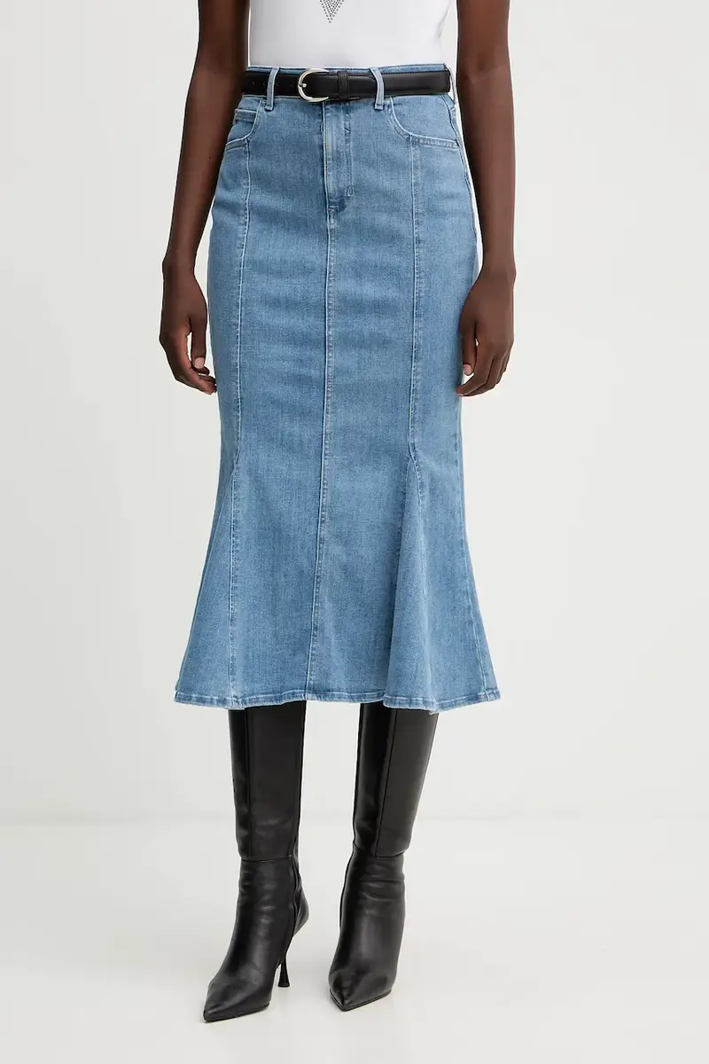 gonna di jeans LIA colore blu navy W5YD0E D4LU0