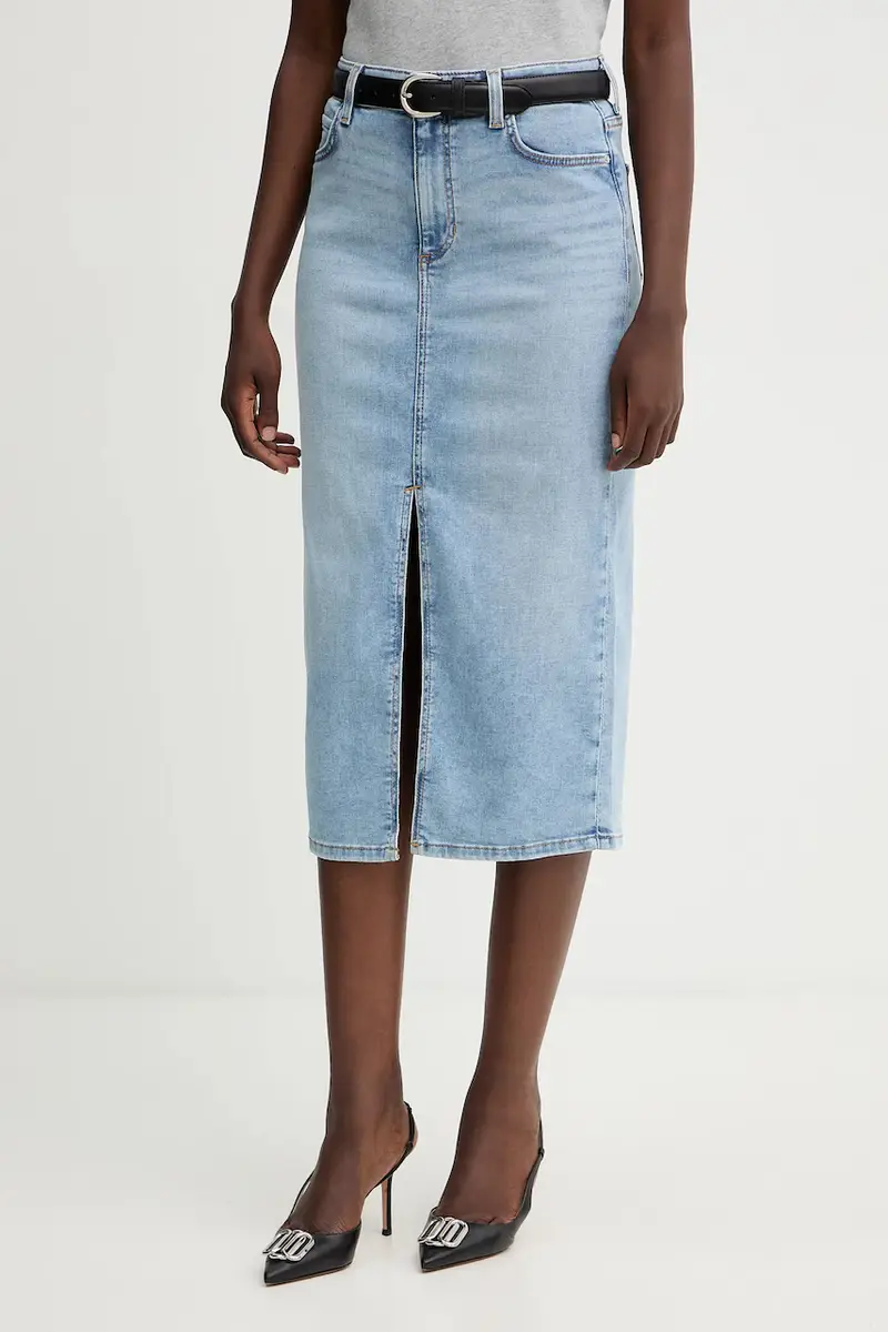 gonna di jeans MILA colore blu navy W5YD1L D5QQ0