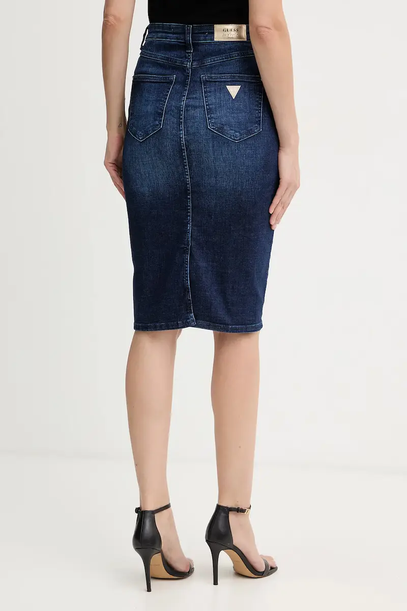 gonna di jeans RILEY colore blu navy W5BD1T D0791 miniatura 3