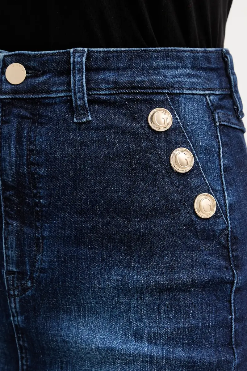 gonna di jeans RILEY colore blu navy W5BD1T D0791 miniatura 5