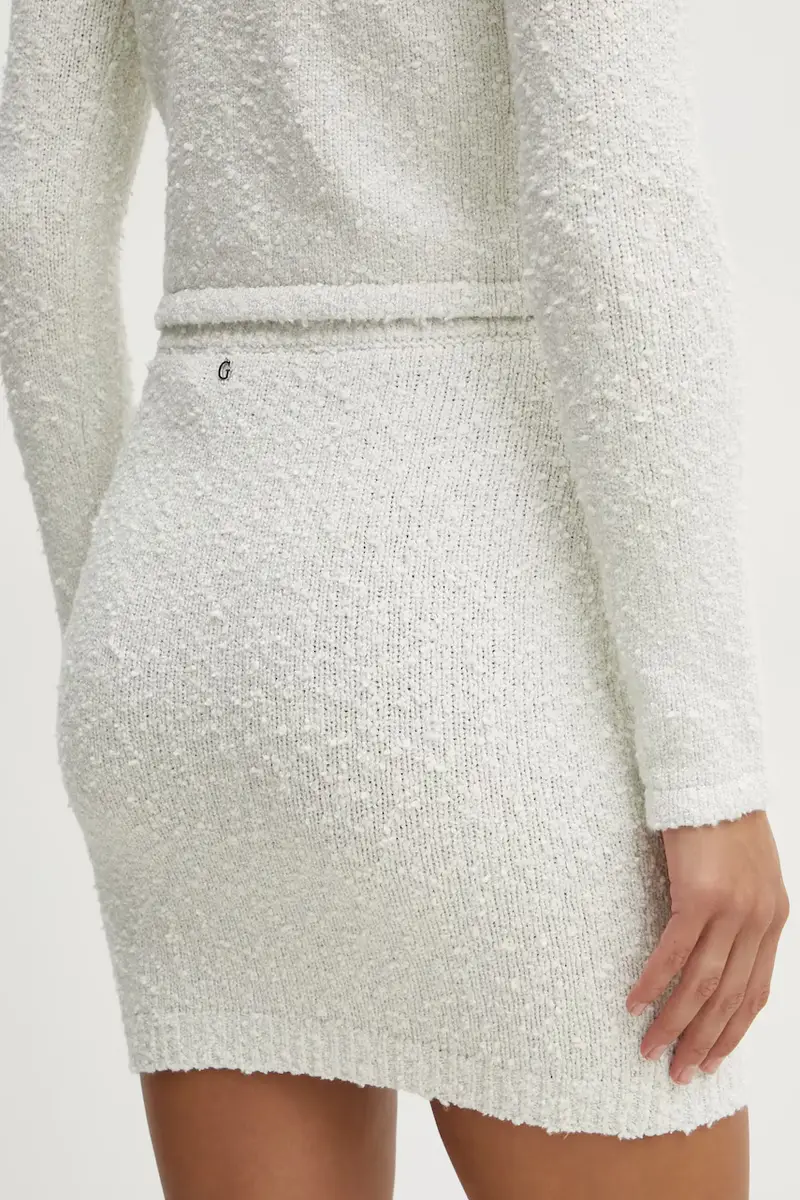 gonna DOROTHY colore beige W5RD45 Z3L21 Bianco miniatura 3