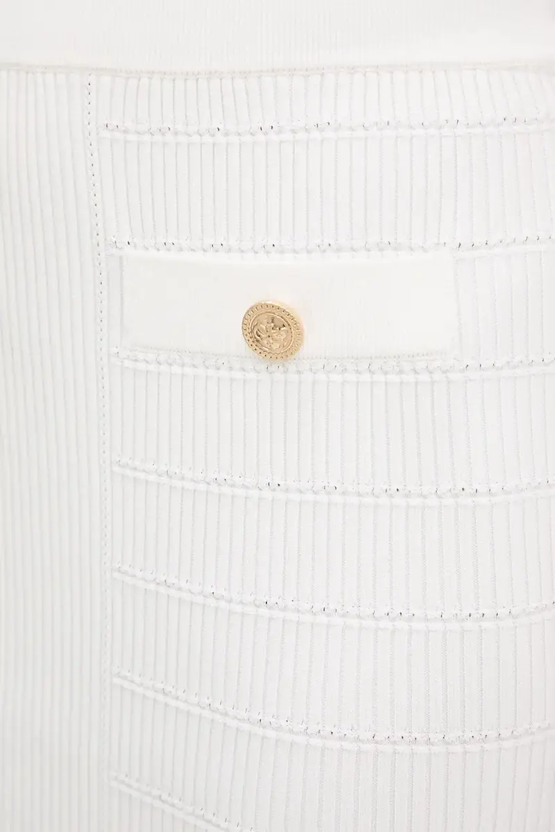 gonna EVANGELINE colore bianco W5YD66 Z0130 miniatura 4