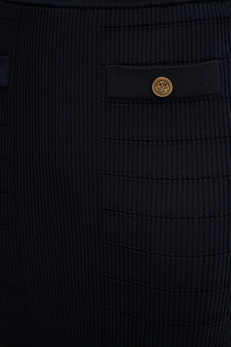 gonna EVANGELINE colore blu navy W5YD66 Z0130 miniatura 4