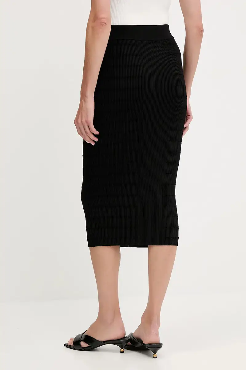 gonna EVANGELINE colore nero W5YD66 Z0130 miniatura 3