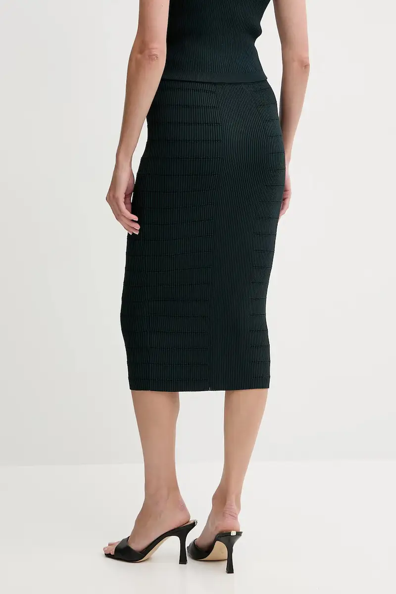 gonna EVANGELINE colore verde W5YD66 Z0130 miniatura 3