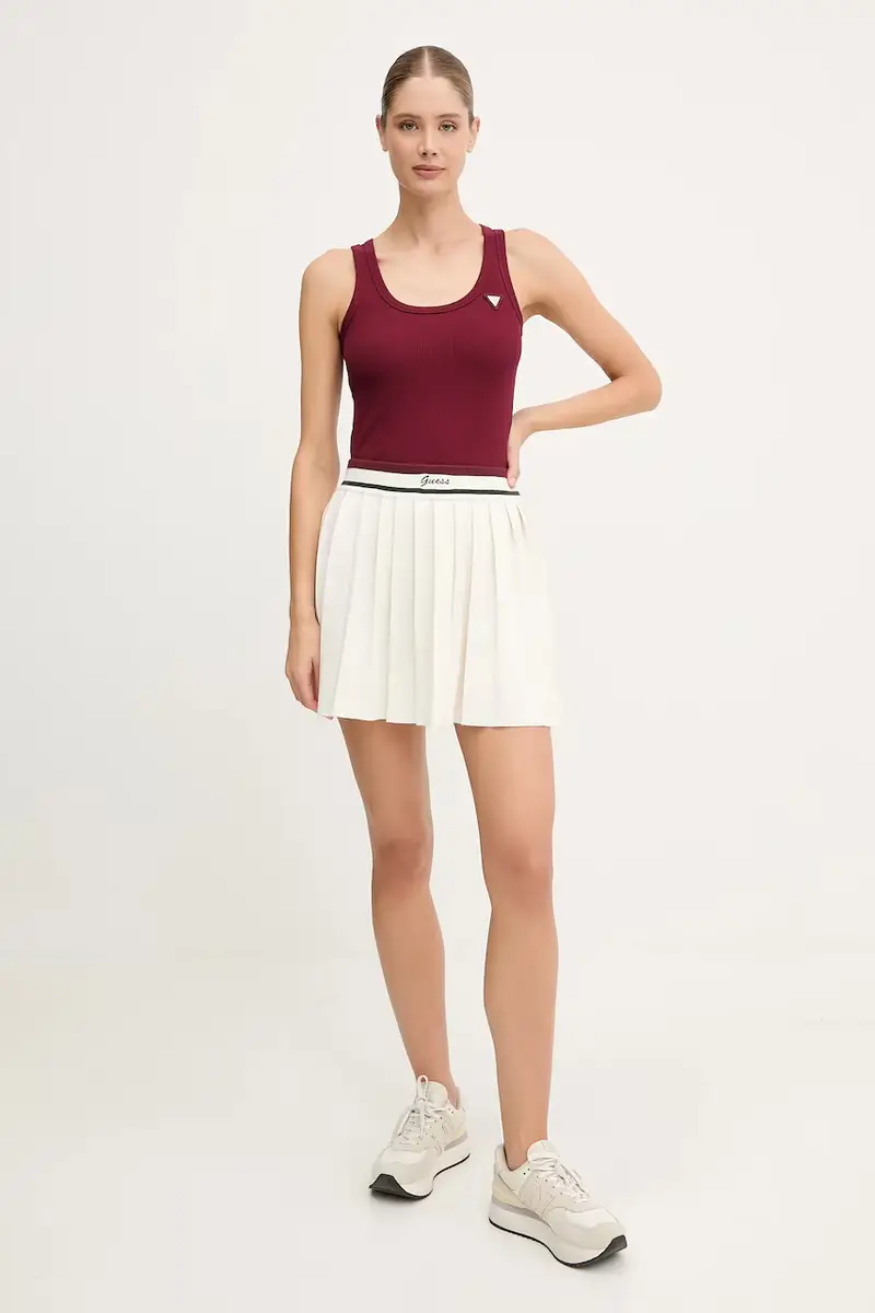 gonna in lana SABINA colore beige V5BD02 Z1152 miniatura 2