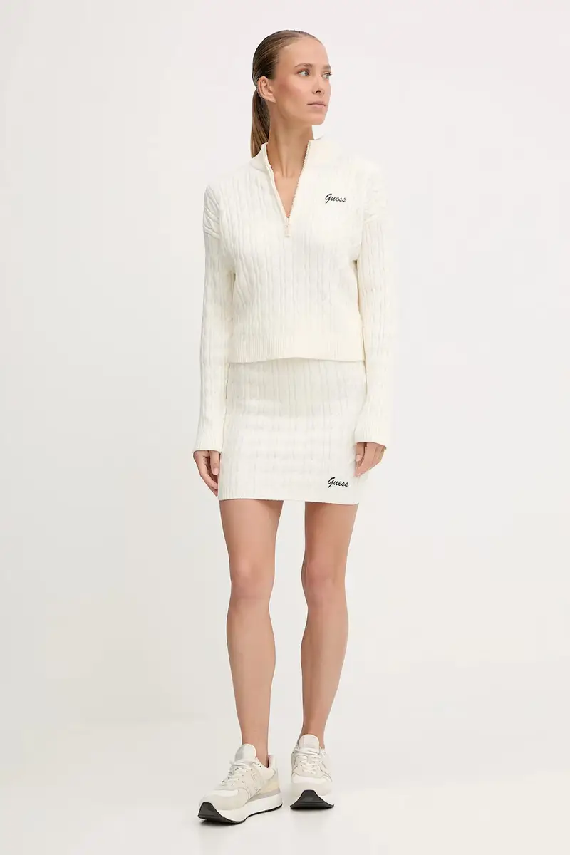 gonna LAVINIA colore beige V5BD03 Z0572 miniatura 2