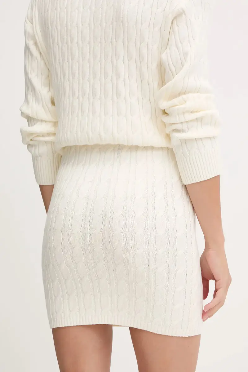 gonna LAVINIA colore beige V5BD03 Z0572 miniatura 3