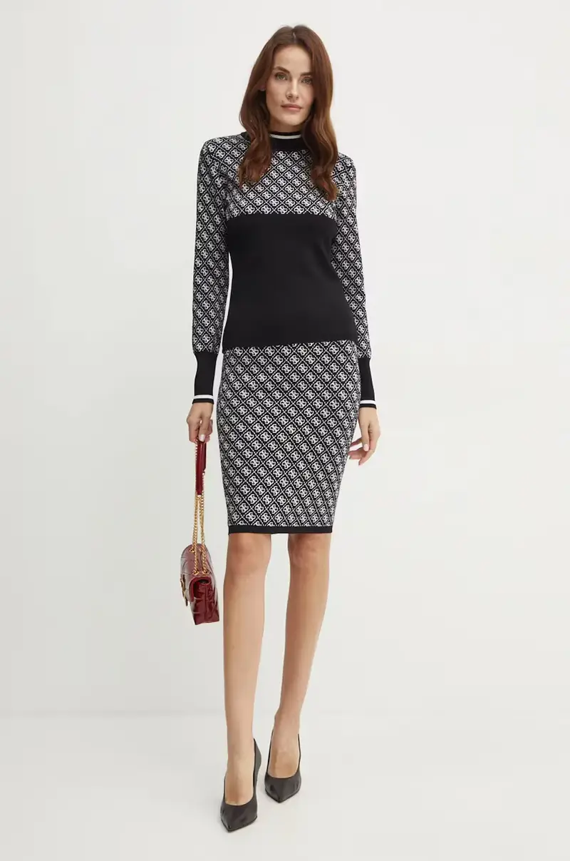 gonna LISE colore nero W4BD53 Z37K0 miniatura 2