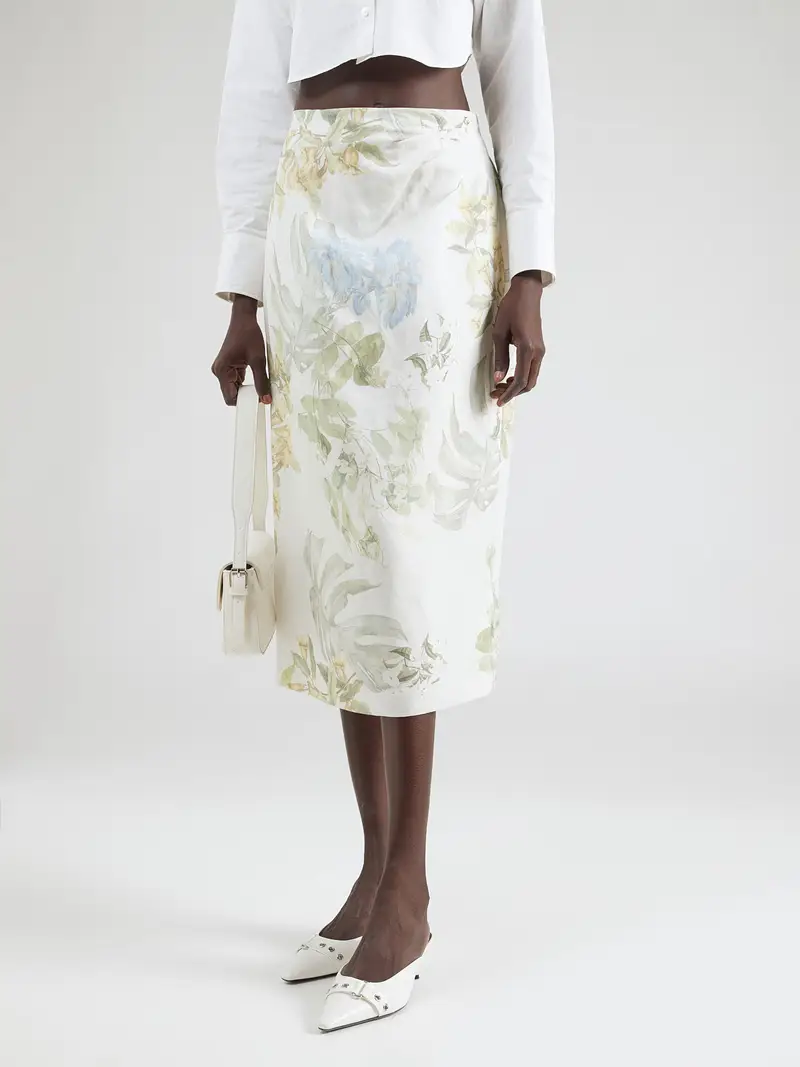 Gonna MIRIAM opale / oliva / verde pastello / bianco miniatura 2